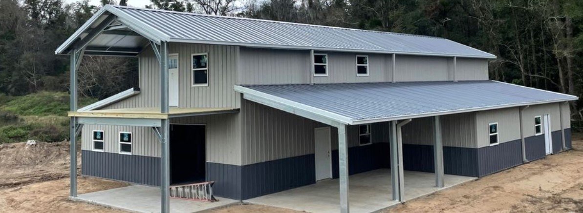 Modern Garage Barndominium